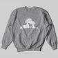 Wrath and Grace White Logo - Sweatshirt