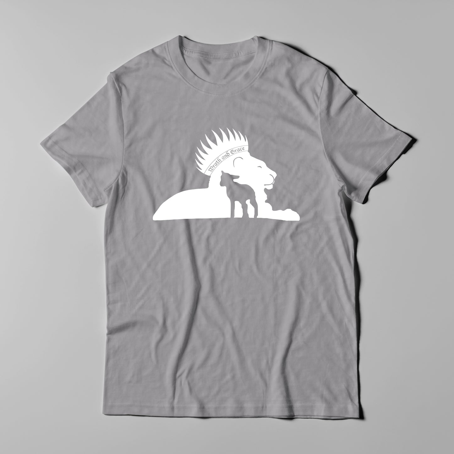 Wrath and Grace White Logo | T-Shirt (VBM)