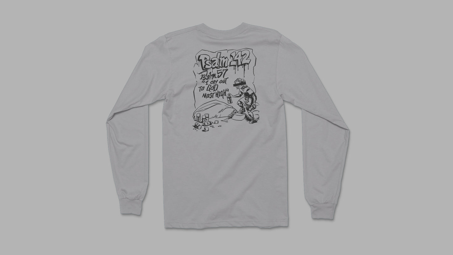The Cave Of Adullam Long Sleeve (Black Ink)
