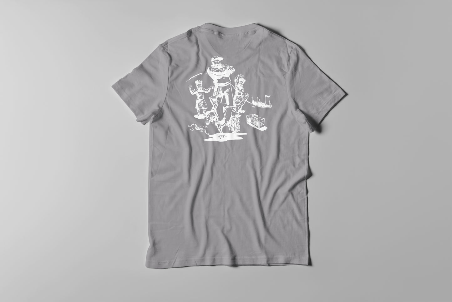 David Vs. Goliath (White Ink)