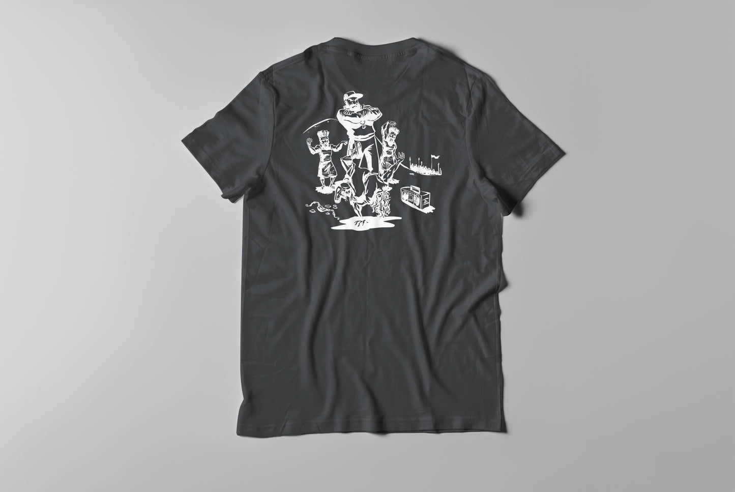 David Vs. Goliath (White Ink)