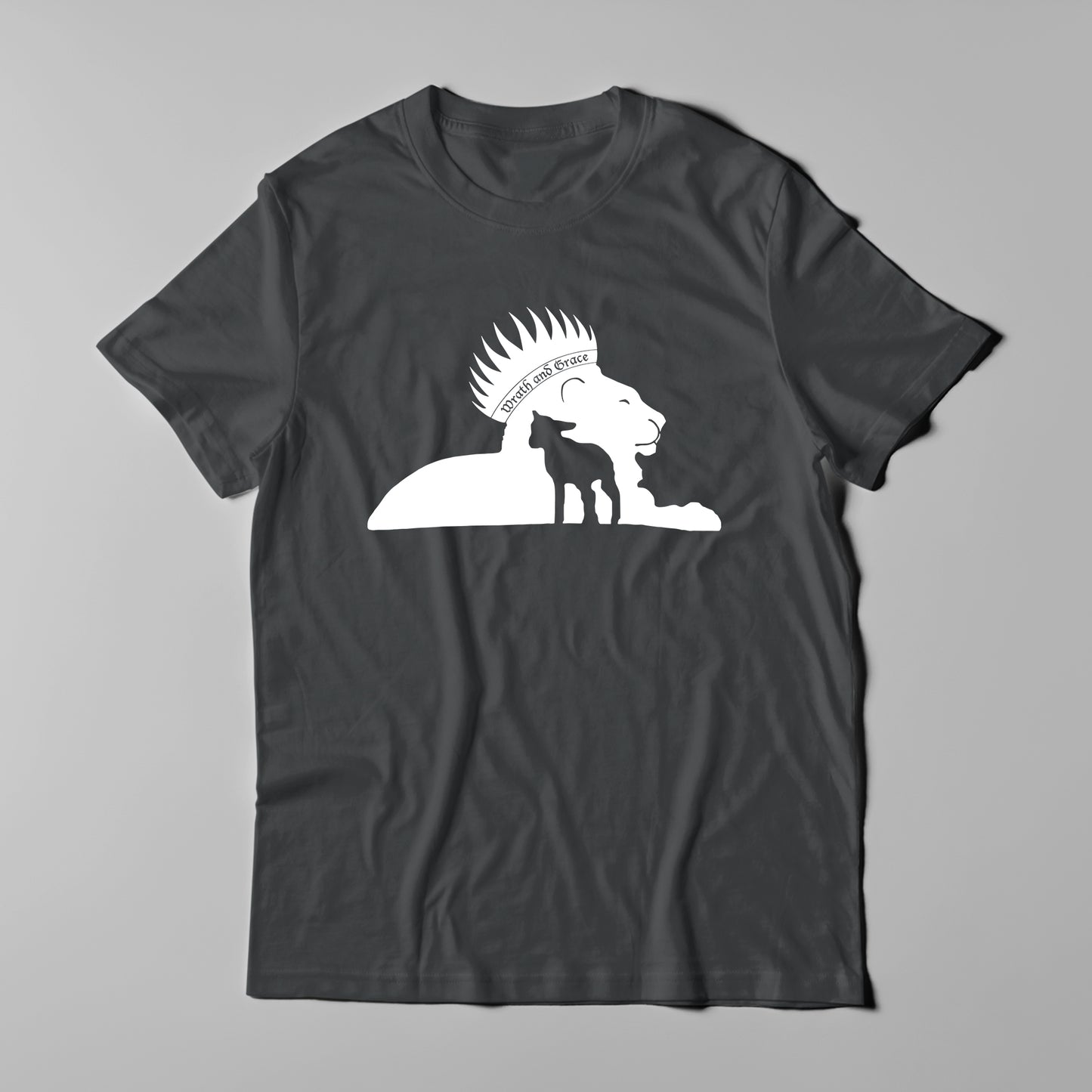 Wrath and Grace White Logo | T-Shirt (VBM)