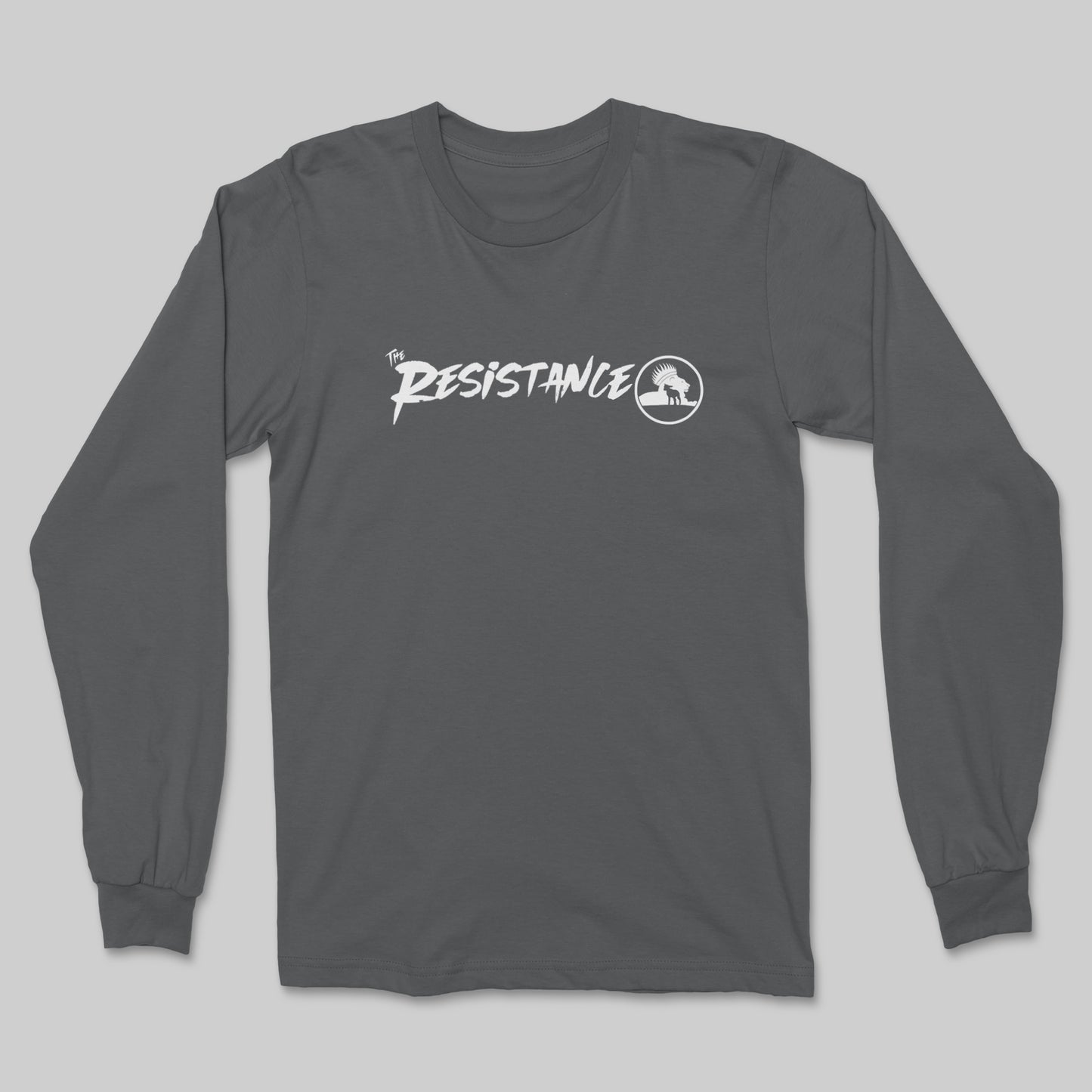 The Resistance White Logo - Long Sleeve
