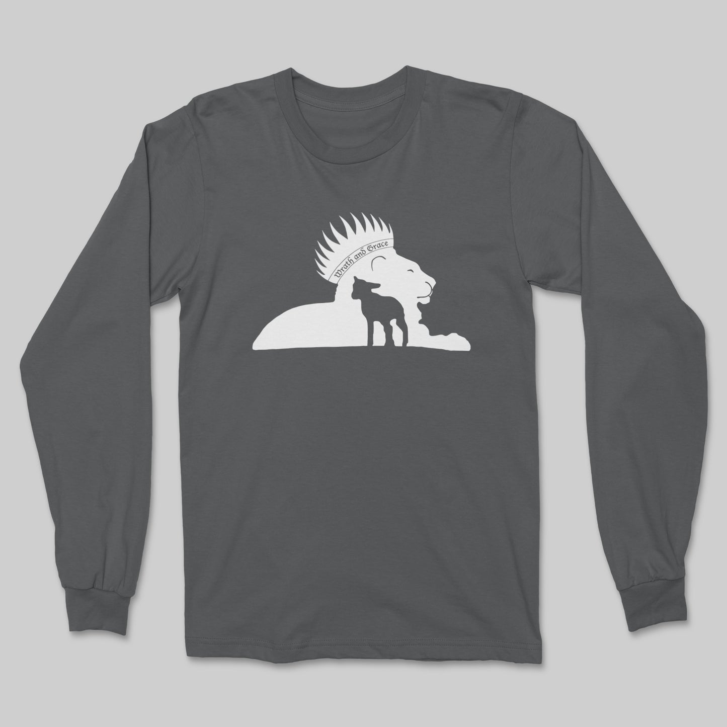 Wrath and Grace White Logo | Long Sleeve (VBM)