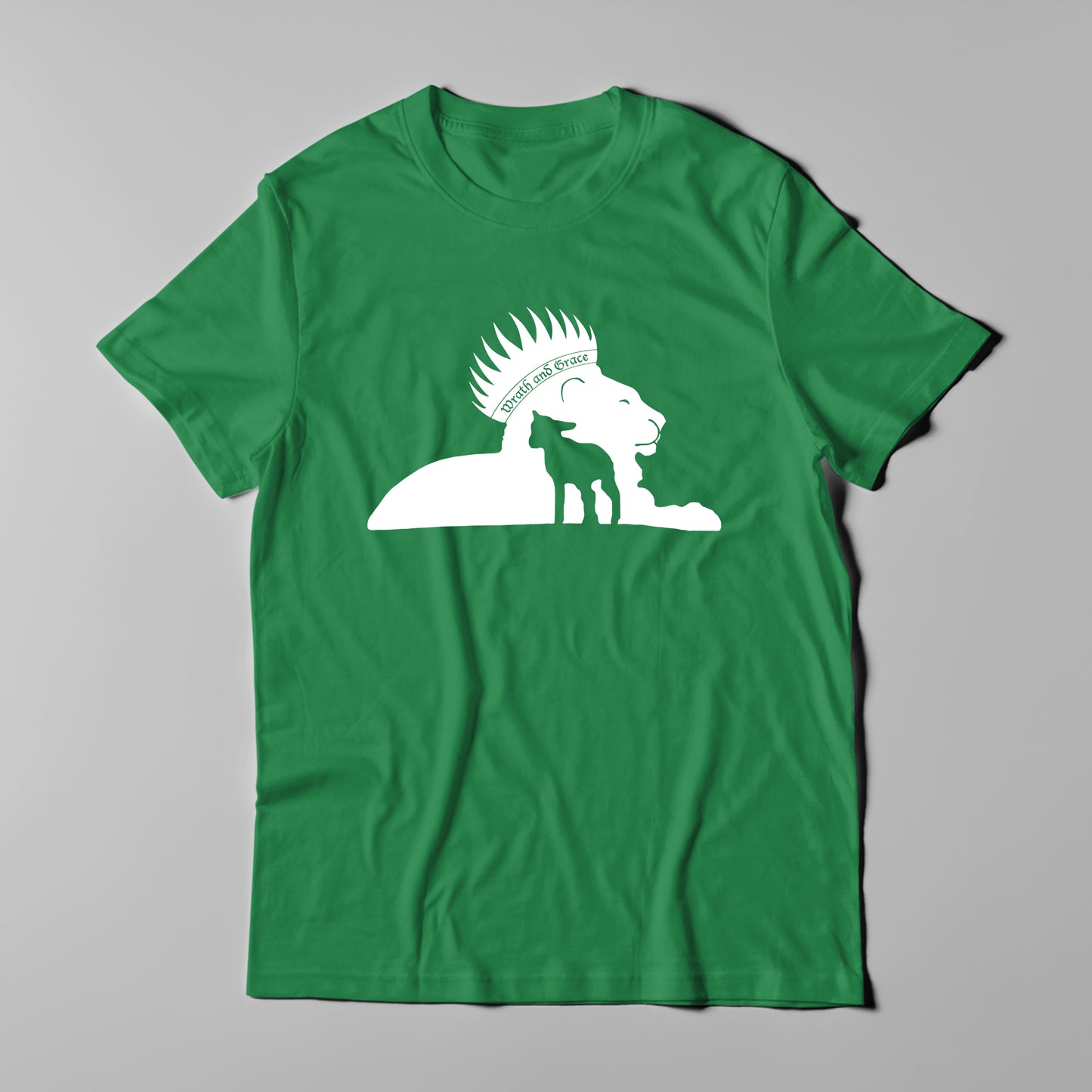 Wrath and Grace White Logo - Men T-Shirt