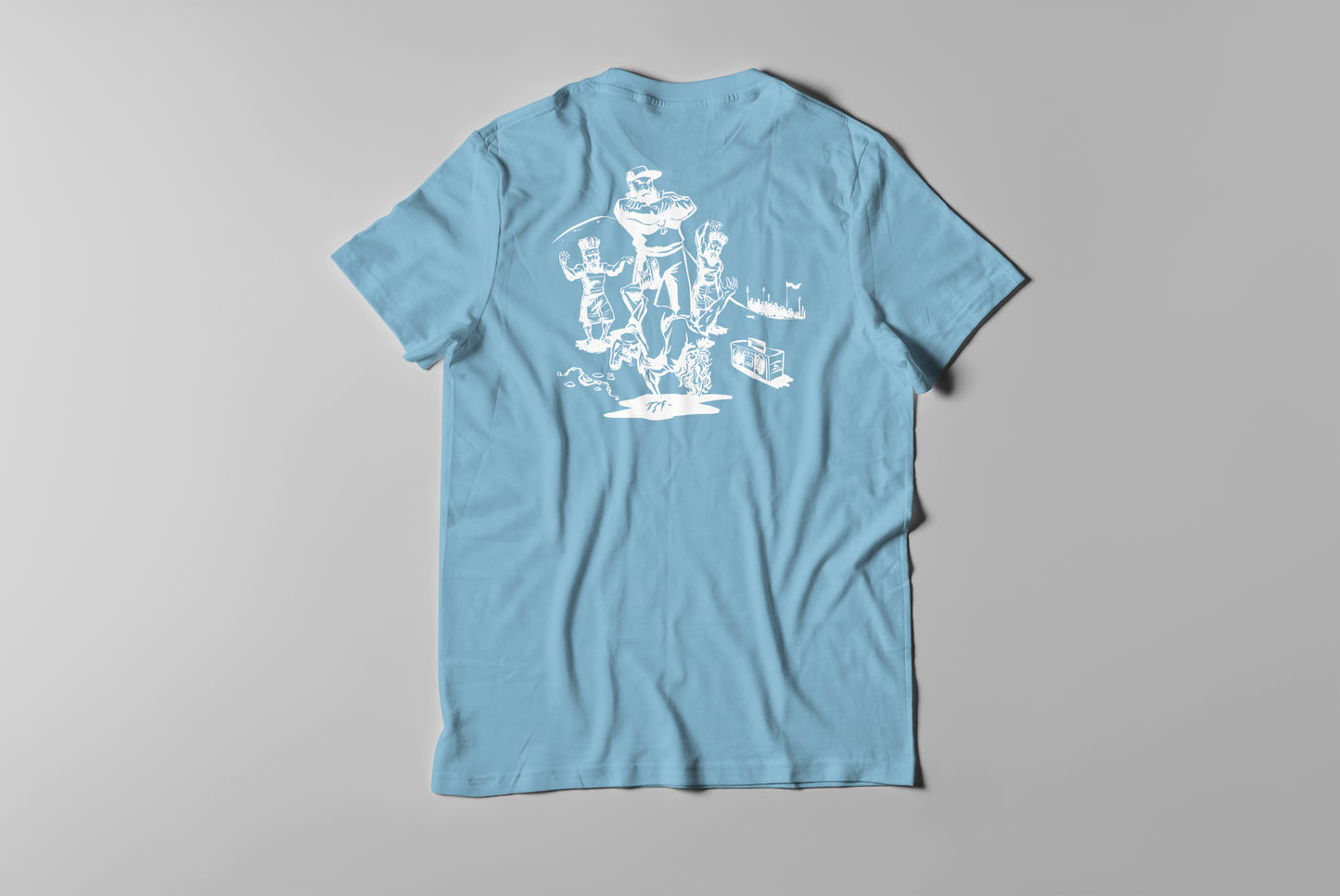 David Vs. Goliath (White Ink)