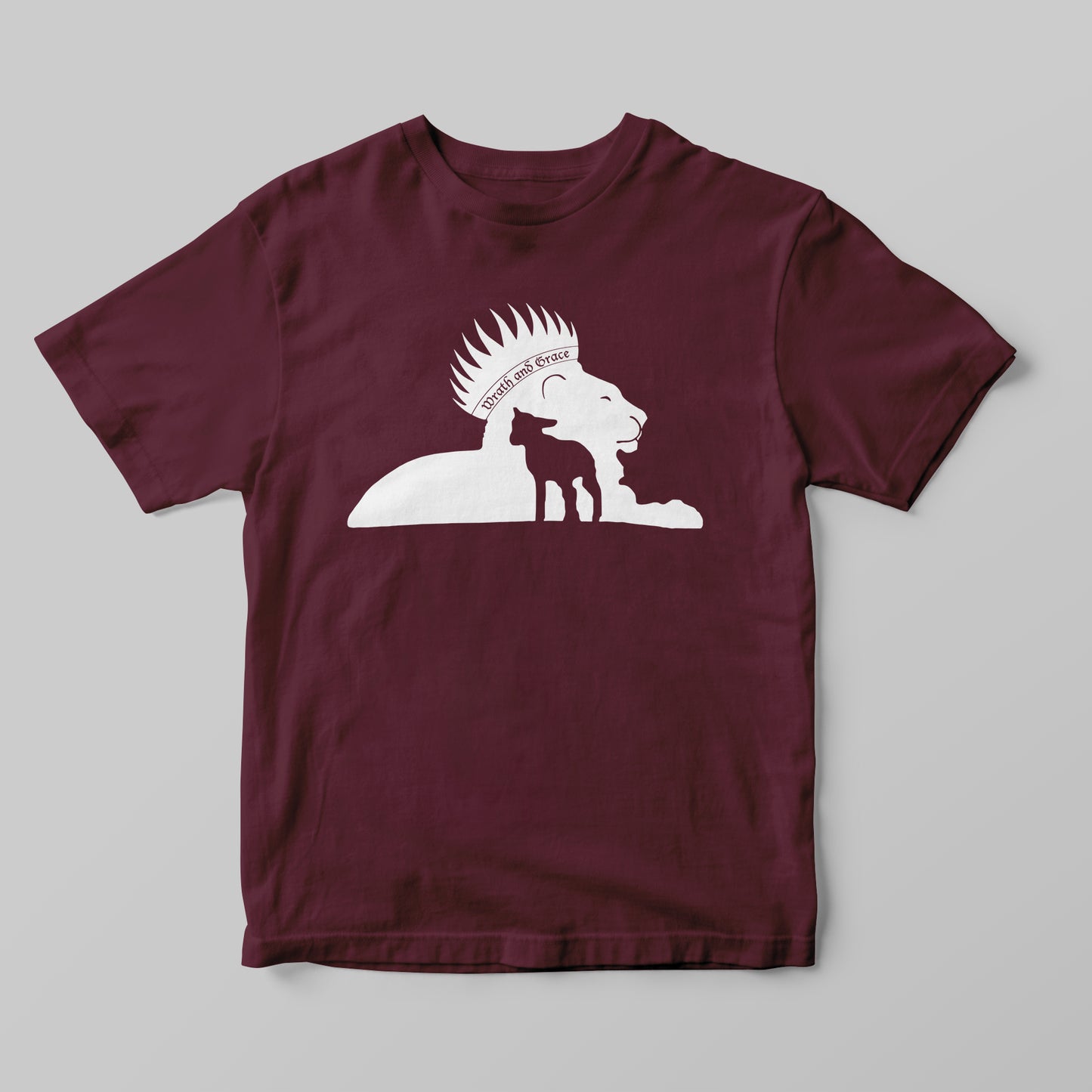 Wrath and Grace White Logo - Women T-Shirt