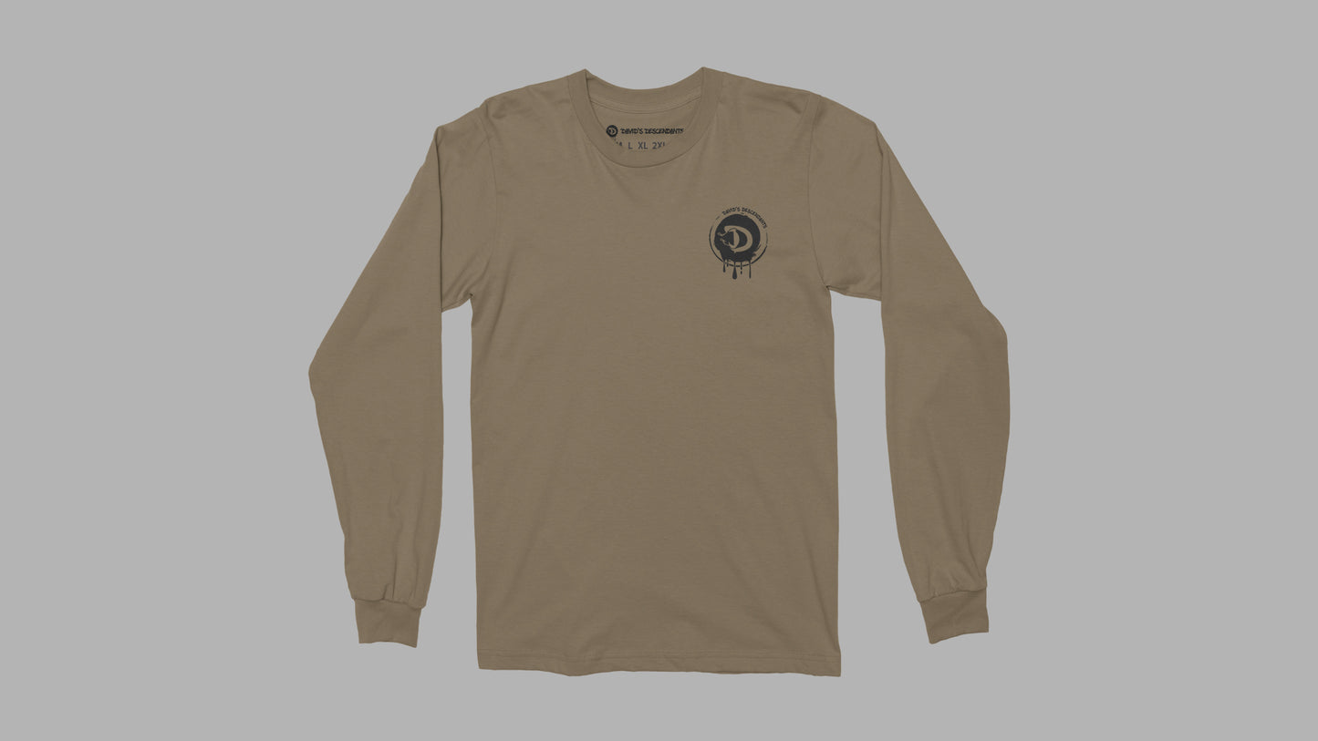 The Cave Of Adullam Long Sleeve (Black Ink)