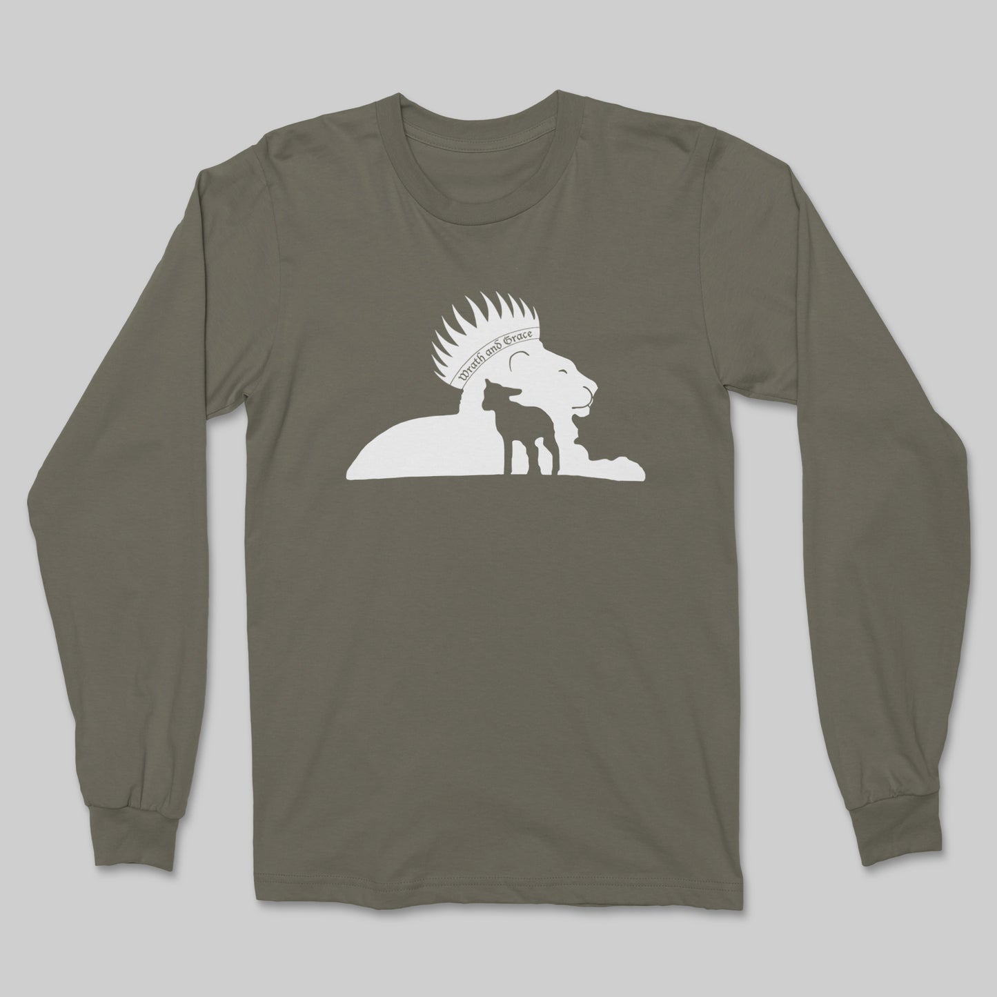 Wrath and Grace White Logo | Long Sleeve (VBM)