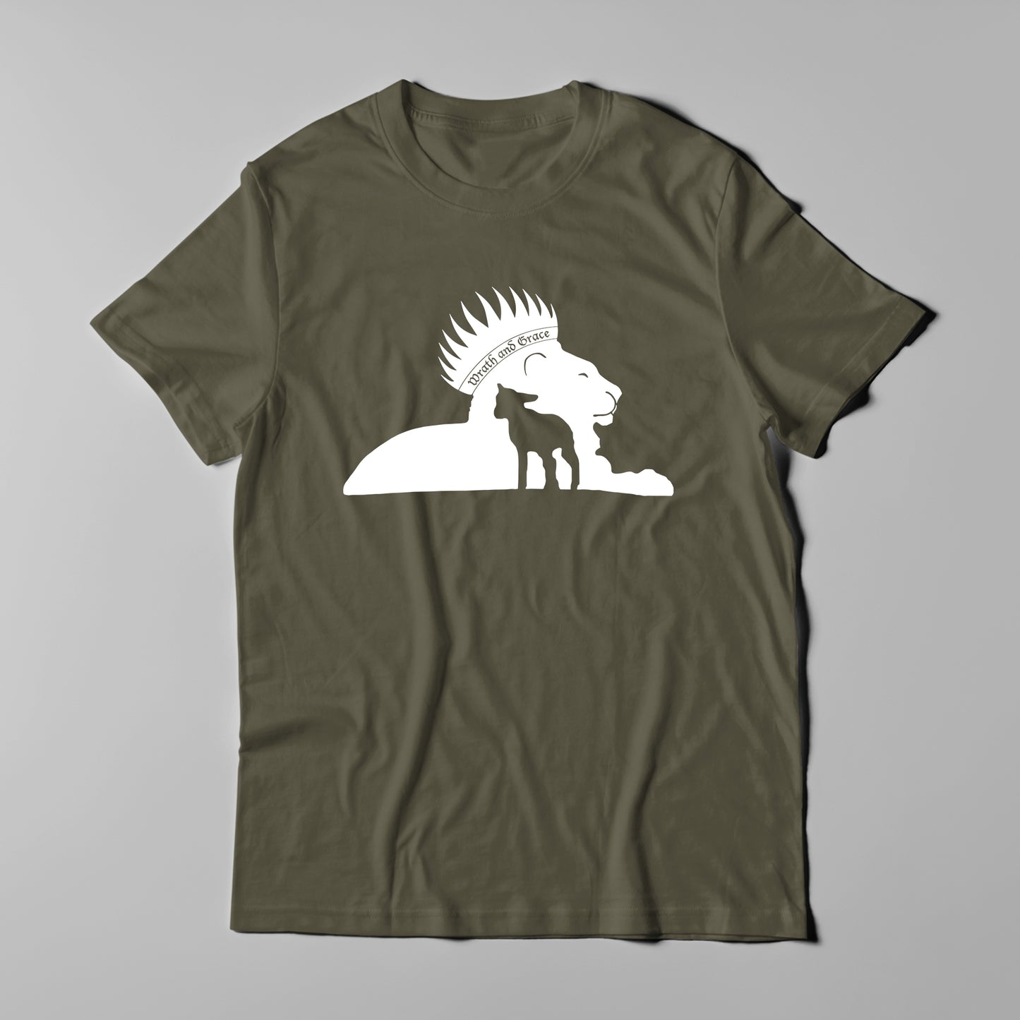 Wrath and Grace White Logo | T-Shirt (VBM)