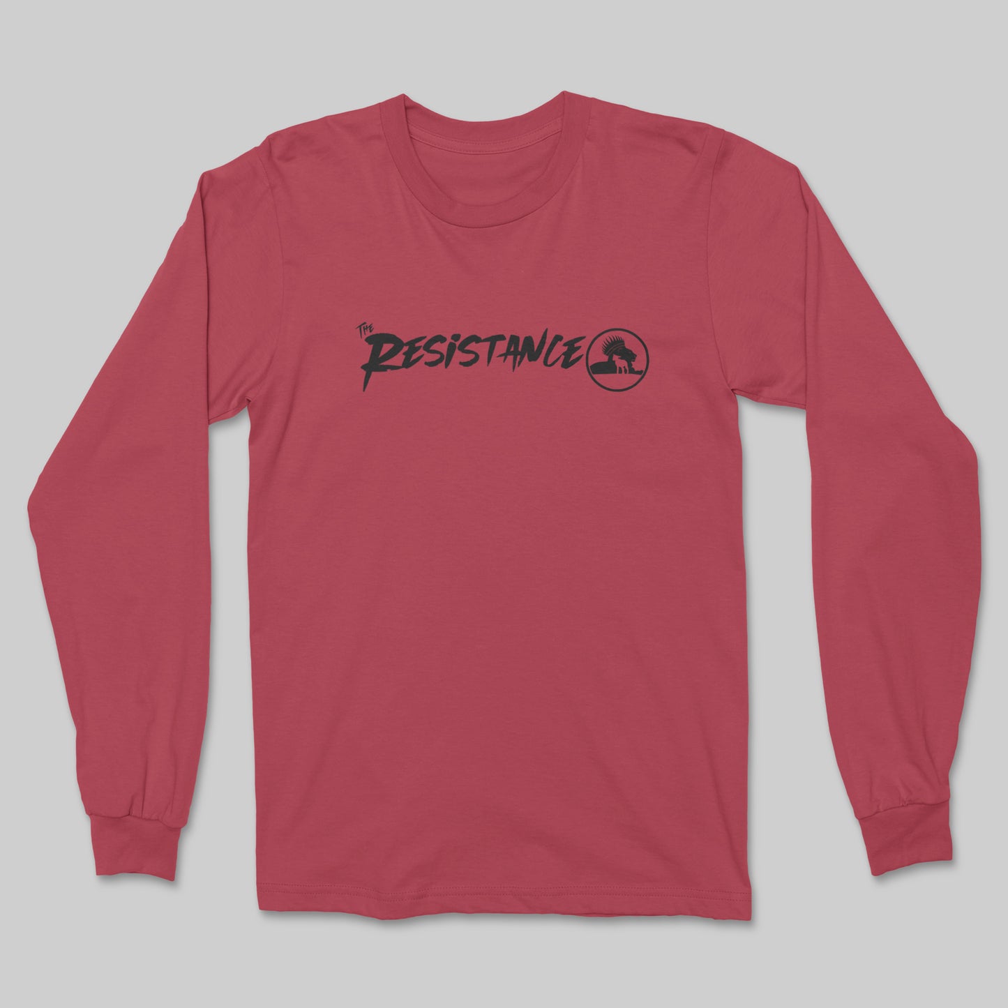 The Resistance Black Logo - Long Sleeve