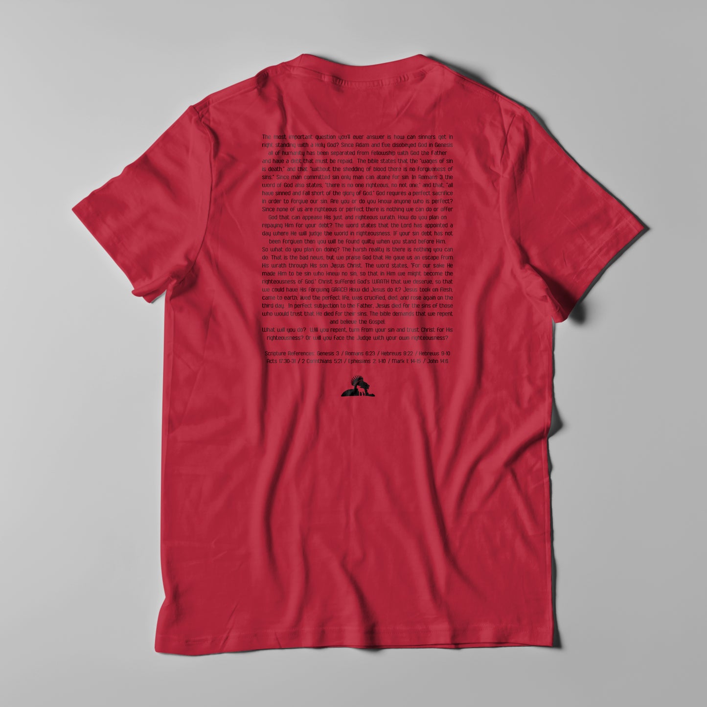 Wrath and Grace Black Logo | T-Shirt (VBM)