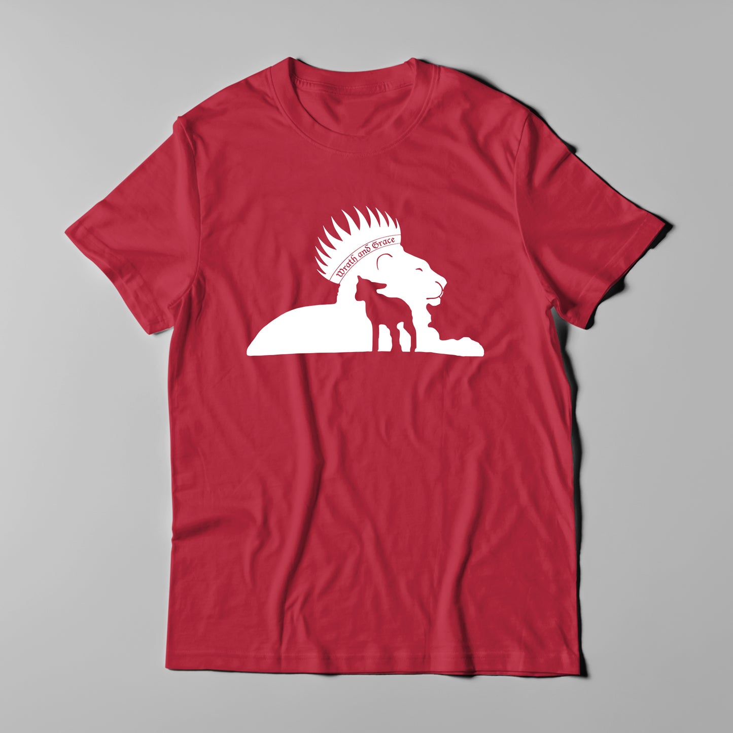 Wrath and Grace White Logo | T-Shirt (VBM)