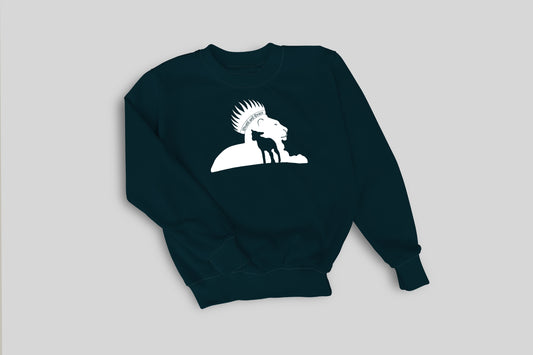 Wrath and Grace White Logo - Sweatshirt