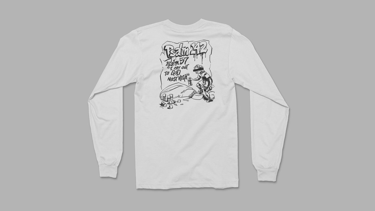 The Cave Of Adullam Long Sleeve (Black Ink)