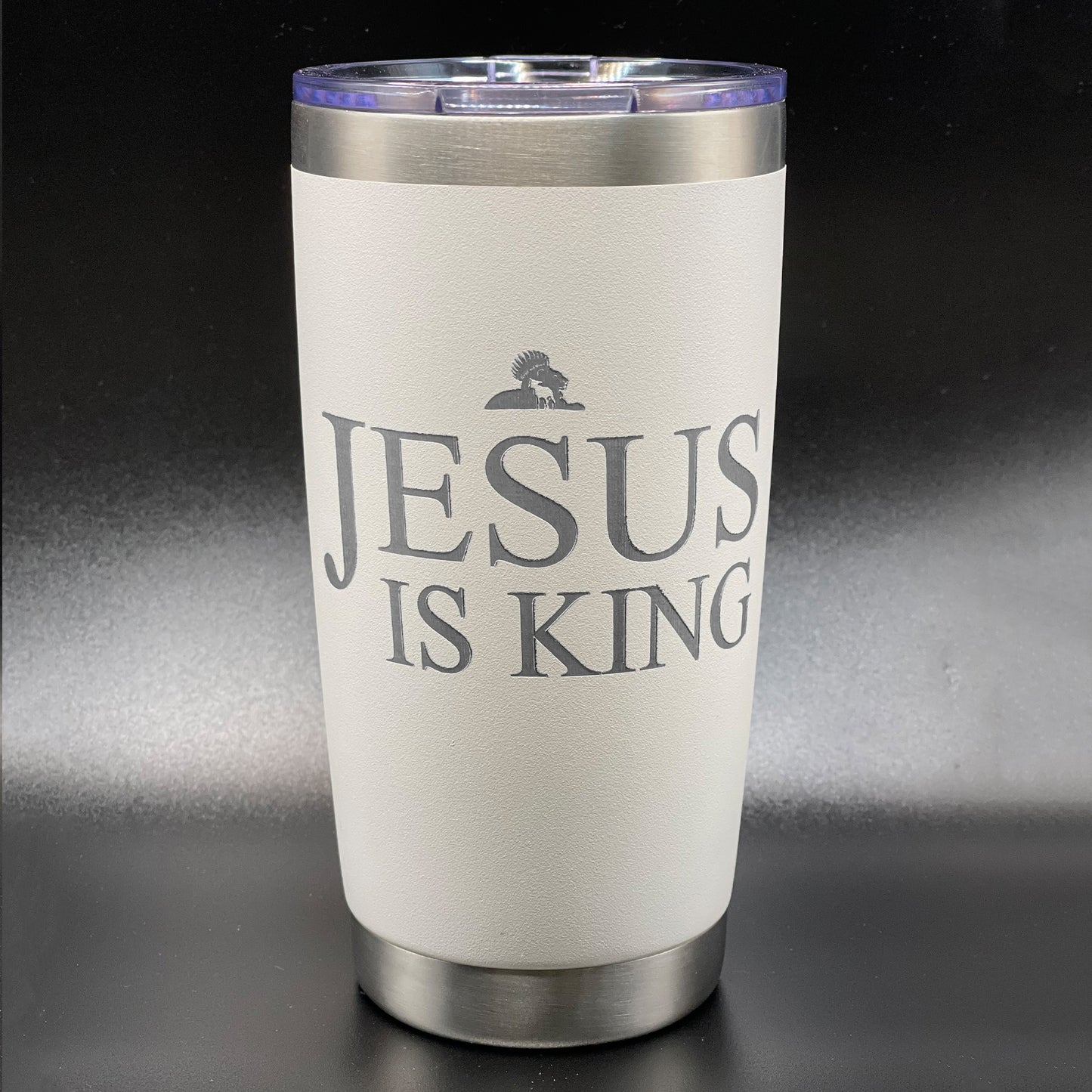 Jesus Is King Tumbler